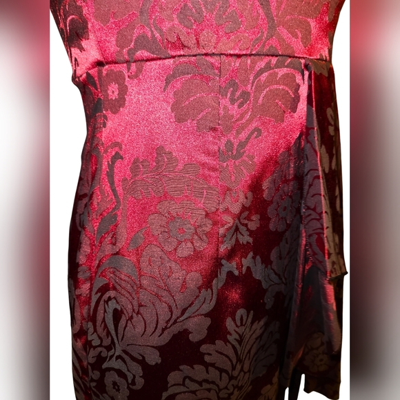 Sequin Hearts Strapless Mini Dress with Black Detail - Picture 7 of 9